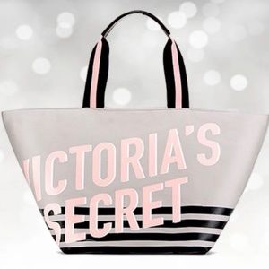 New Victoria’s Secret Large Canvas Logo Tote